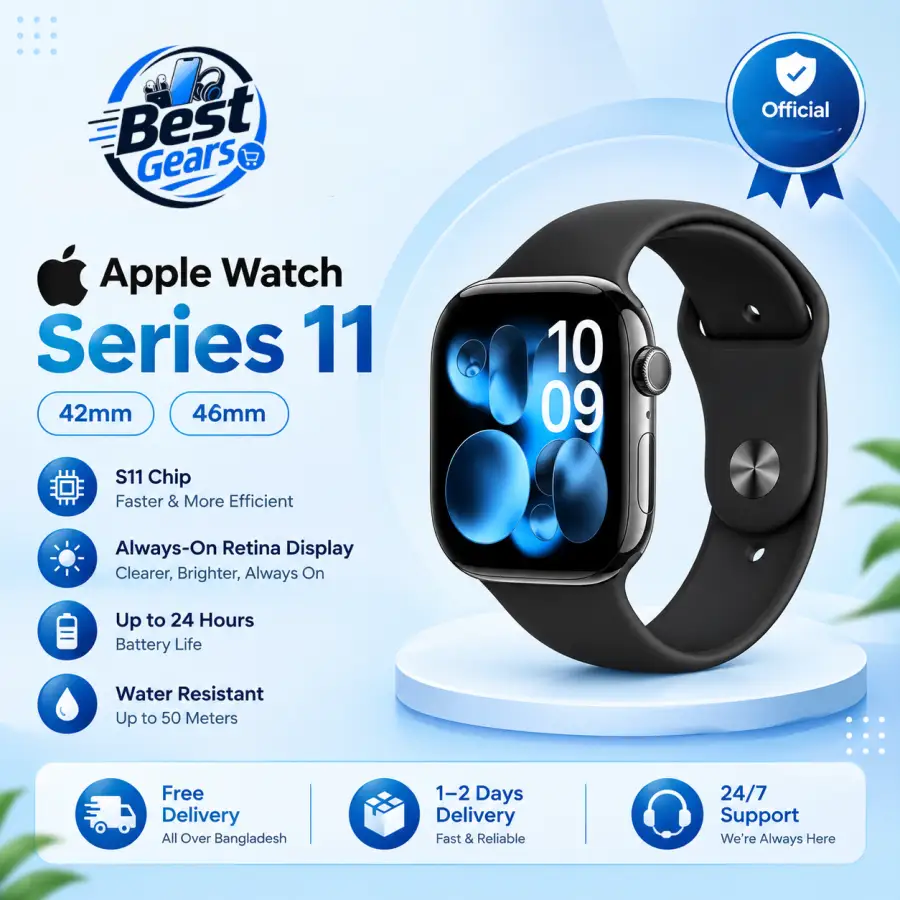 Apple 11 Series Wrist Wearable – Elegant Touchscreen Smart Device for Daily Use
